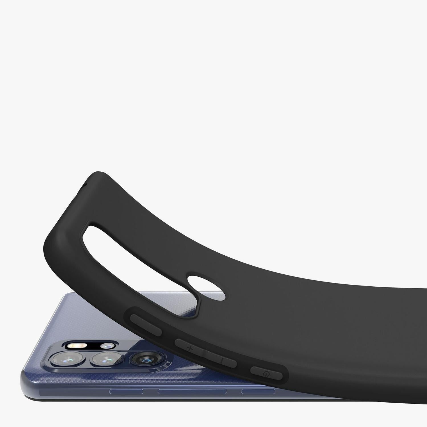 Nothing Phone 3a - Matt Silicon TPU Mjuk Skal - Svart