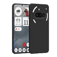 Nothing Phone 3a - Matt Silicon TPU Mjuk Skal - Svart