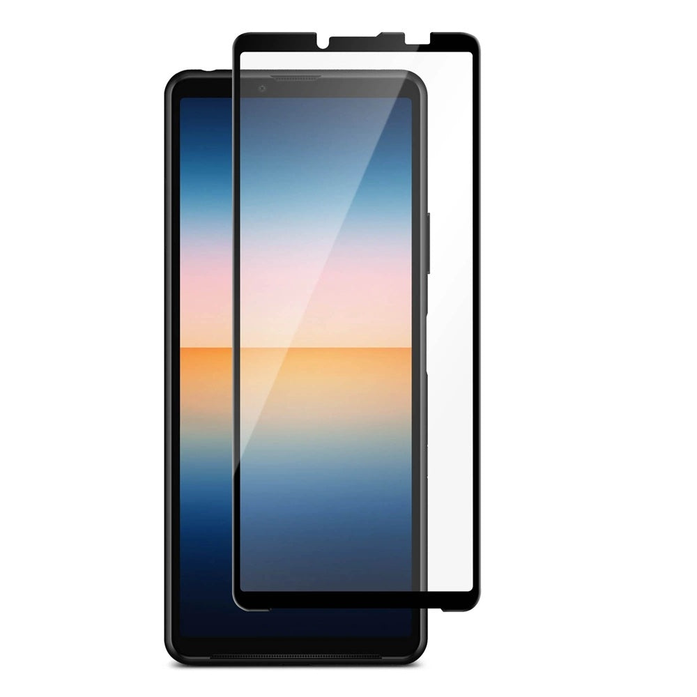 PANZER® Premium Skärmskydd för Sony Xperia 10 III – Full-Fit Silikatglas 9H