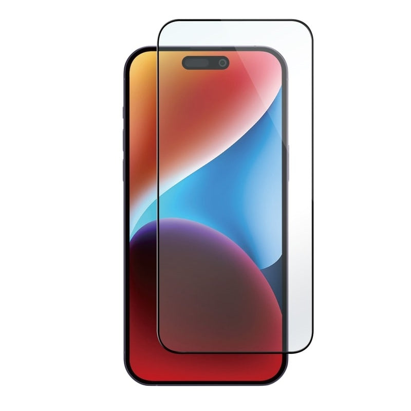 PANZER® Skärmskydd för iPhone 15 Pro Max – Premium Silicate Full-Fit Glas 9H