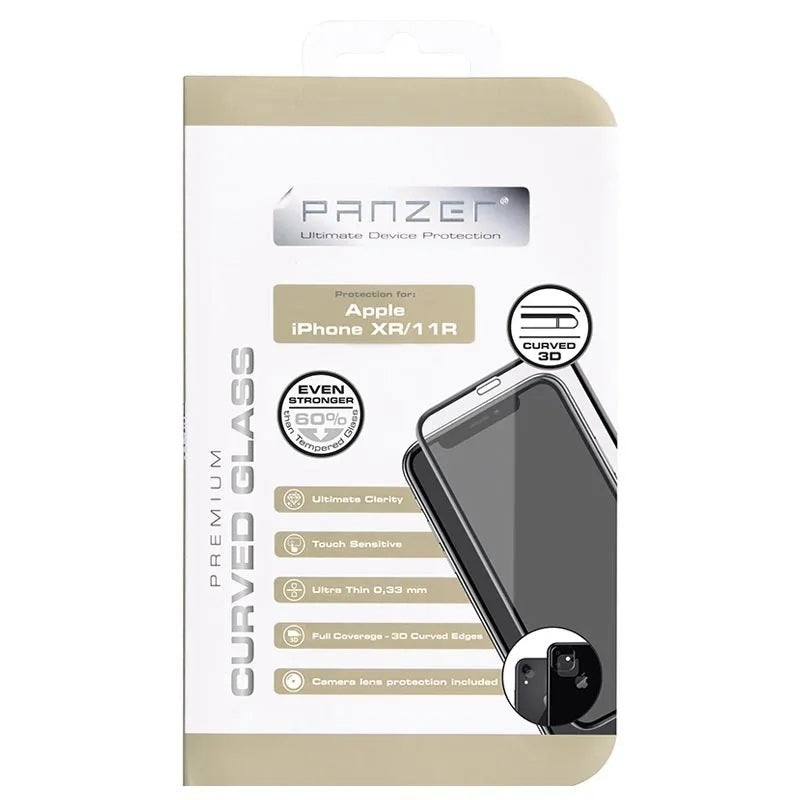 PANZER® iPhone 11 / iPhone XR Full Coverage 3D 9H Härdat Glas