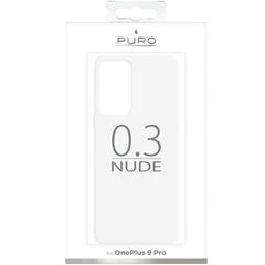 PURO 0.3 Nude Skal för OnePlus 9 Pro – Transparent Ultra Slim Skyddsfodral