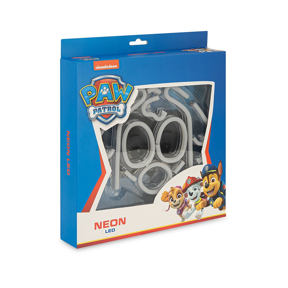 Paw Patrol Neon LED Skye – 25×25 cm med Stativ & USB-ström