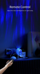 LED-projektor XO CF38 – Stjärnor och galaxer med Bluetooth-högtalare, vit