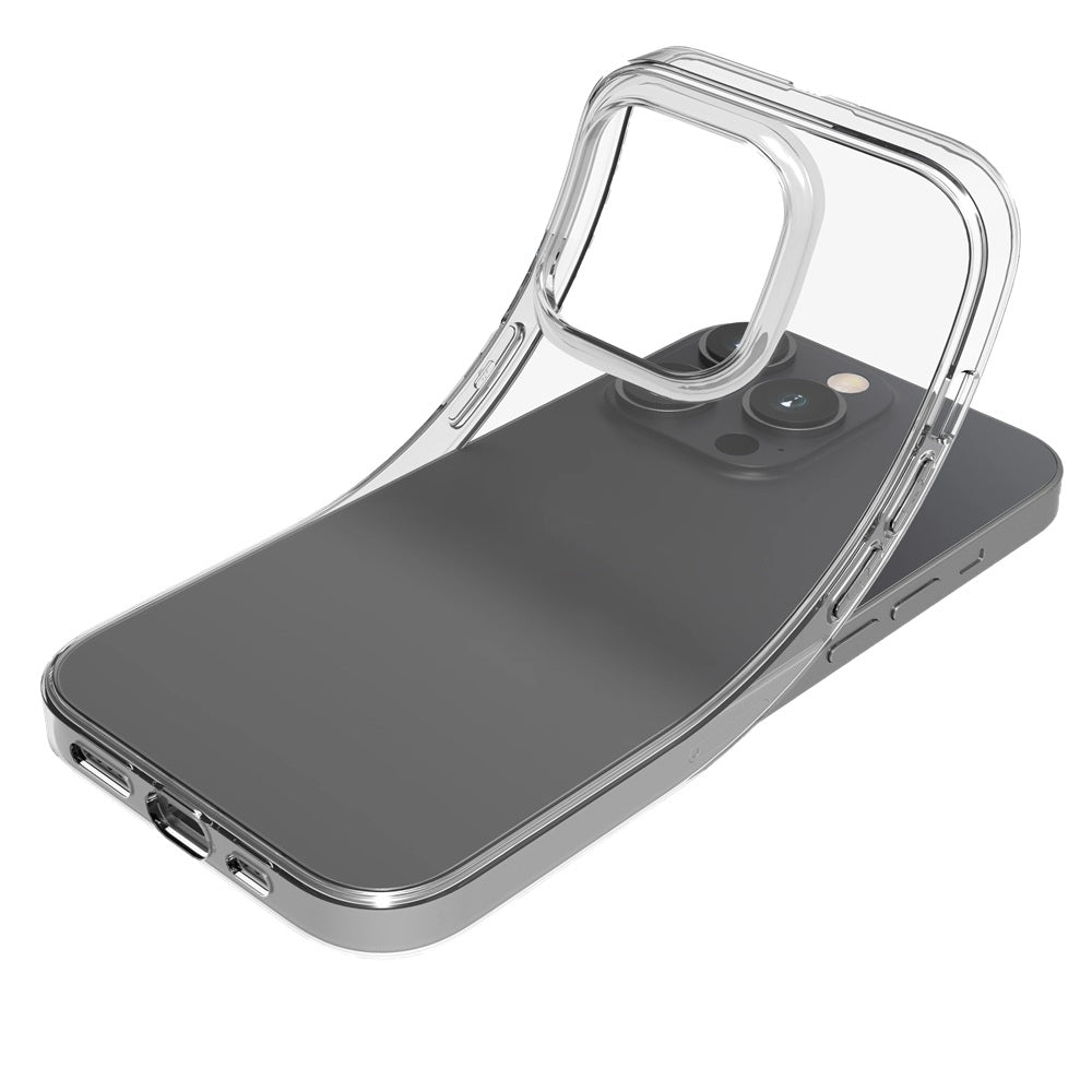 Puro 0.3 Nude Skal för iPhone 15 Pro Max – Transparent TPU, Trådlös Laddning