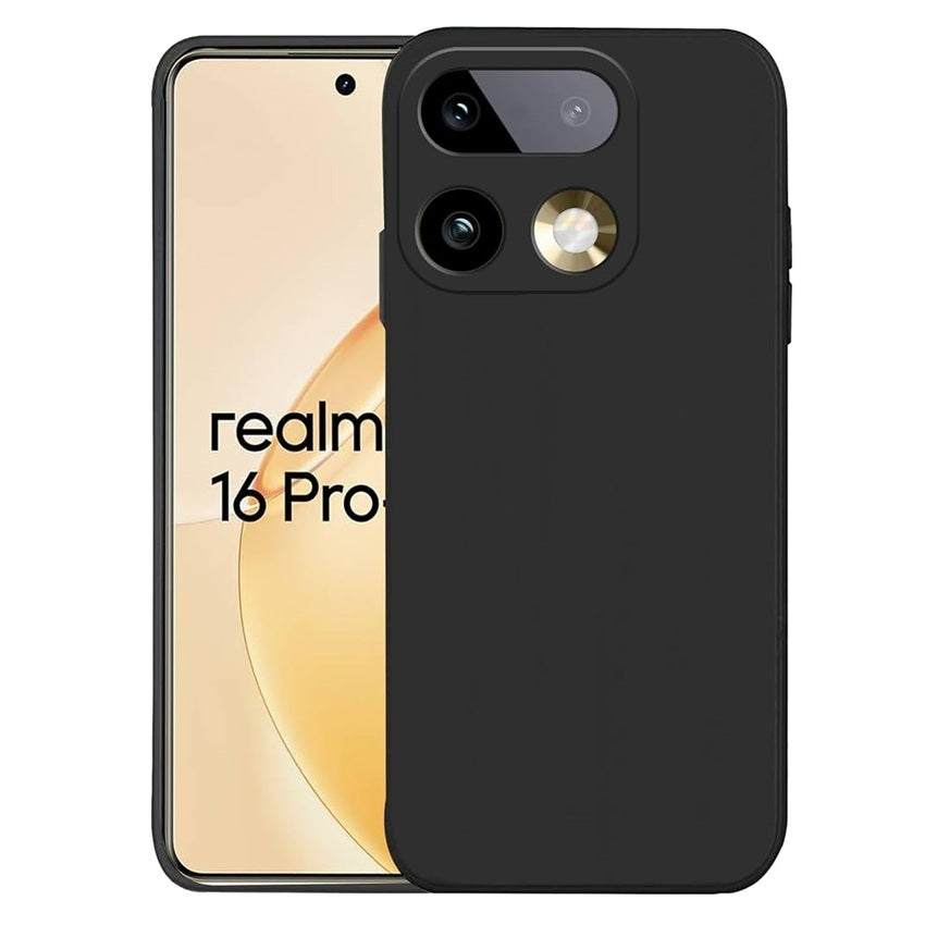 Realme 16 Pro 5G - Matt TPU Mjuk Skal - Svart