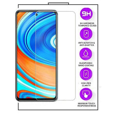 Redmi Note 9 Pro / Redmi Note 9S -Silicon Mjuk Skal +Härdat Glas