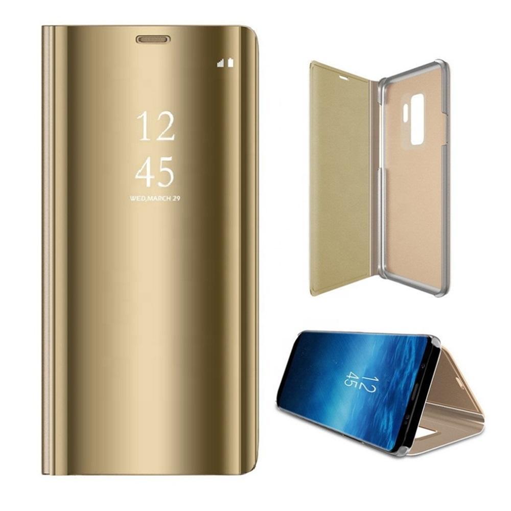 Samsung Galaxy A02s - Smart Clear View Fodral - Guld