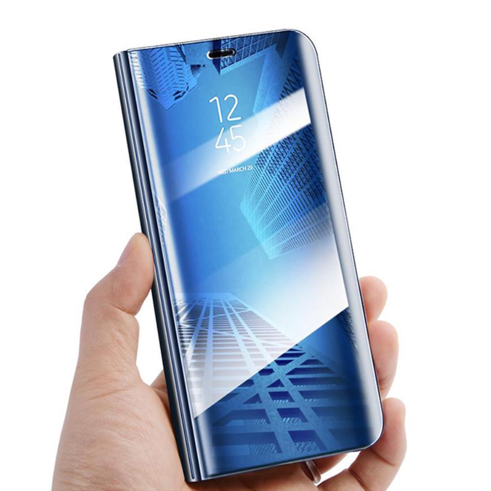 Samsung Galaxy A12 - Smart Clear View Fodral - Blå