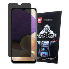 Samsung Galaxy A13 4G / A13 5G - Privacy Helskärm Härdat Glas