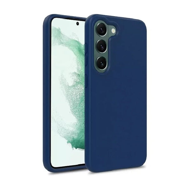 Samsung Galaxy A17 / A17 5G - Matt TPU Mjuk Skal - Mörkblå