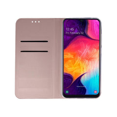 Samsung Galaxy A20e - Smart Skin Mobilplånbok - Roseguld