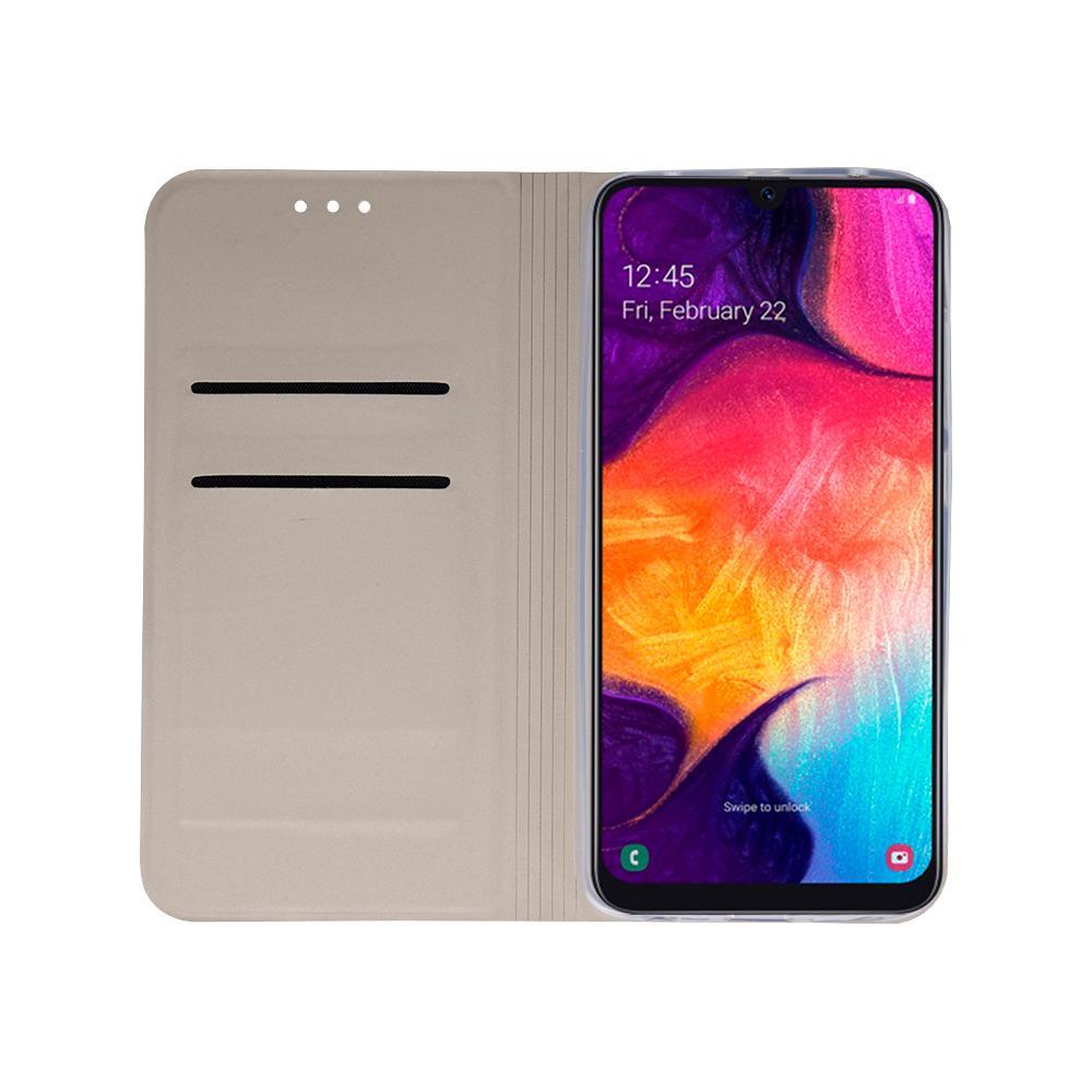 Samsung Galaxy A21s - Smart Skin Mobilplånbok - Guld