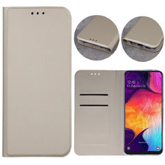 Samsung Galaxy A21s - Smart Skin Mobilplånbok - Guld