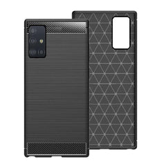 Samsung Galaxy A32 5G - Flexibel Carbon Mjuk TPU Skal - Svart