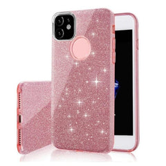 Samsung Galaxy A35 5G - 3in1 Glitter Elegant Mjuk Skal Rosa