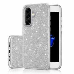 Samsung Galaxy A37 5G - 3in1 Glitter Elegant Mjuk Skal Silver