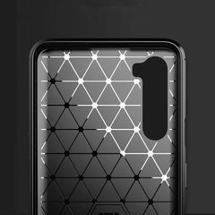 Samsung Galaxy A37 5G - Flexibel Carbon Mjuk TPU Skal - Svart