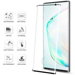 Samsung Galaxy Note 10 - Härdat Glas Displayskydd - Fullskärm