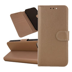 Samsung Galaxy S24 FE - Smart Classic Mobilplånbok Guld