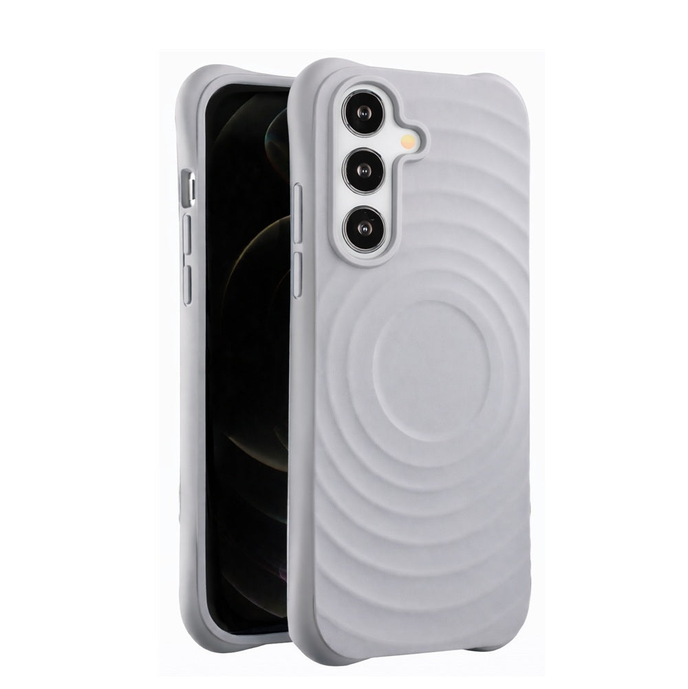 Samsung Galaxy S24 - MagSafe kompatibel Circle Mag Skal Grå