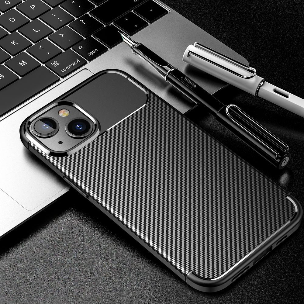 Samsung Galaxy S25 Edge - Carbon Black Extra Stöttåligt Slim Mjuk Skal