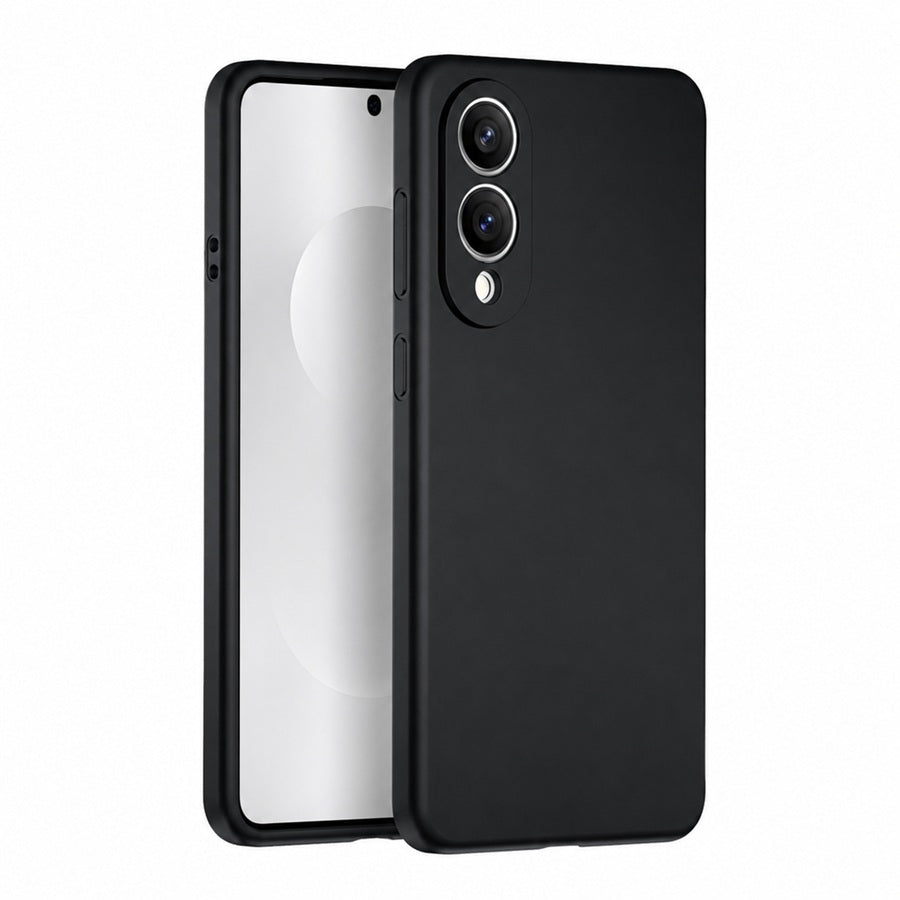 Samsung Galaxy S25 Edge - Silicon Matt TPU Mjuk Skal - Svart