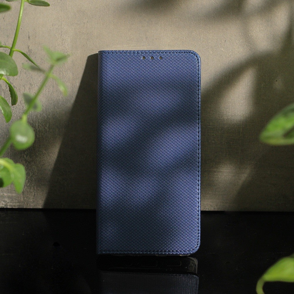Samsung Galaxy S25 FE - Smart Magnet Mobilplånbok - Marinblå