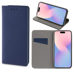 Samsung Galaxy S25 FE - Smart Magnet Mobilplånbok - Marinblå