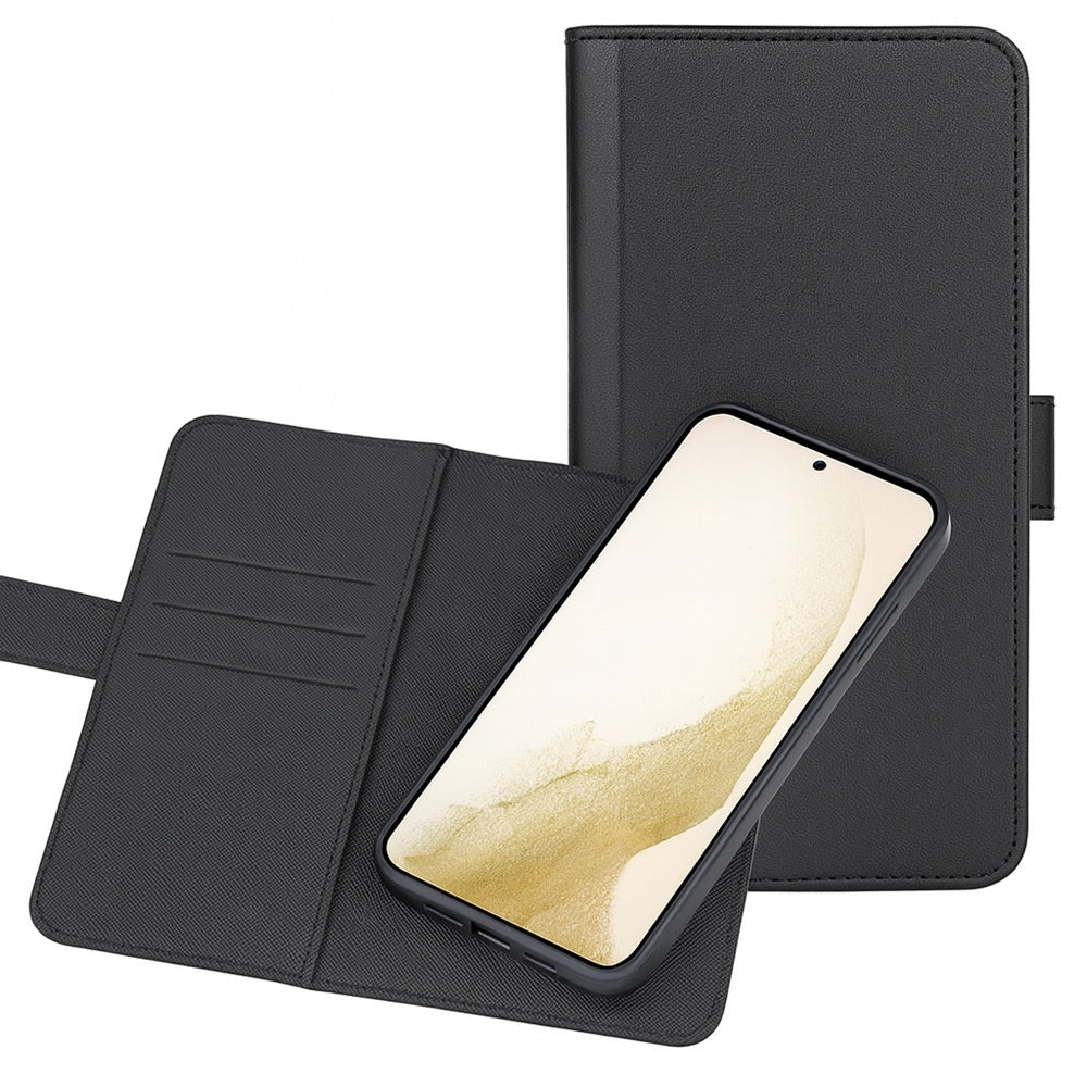 Samsung Galaxy S25 Ultra - Essentials Ekoläder 2-i-1 Löstagbart Plånboksfodral Svart