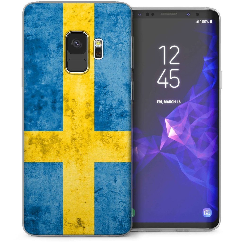 Samsung Galaxy S9 - Caseflex Elegant Skal -SvenskFlagga