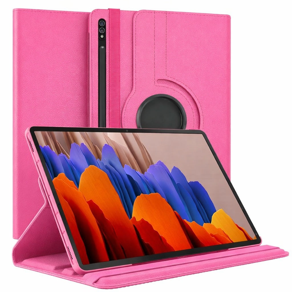 Samsung Galaxy Tab S11 - Fodral 360° Roterbar Rosa
