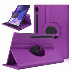 Samsung Galaxy Tab S8+ / S9+ / S10+ / S9FE+ - Fodral 360° Roterbar Lila