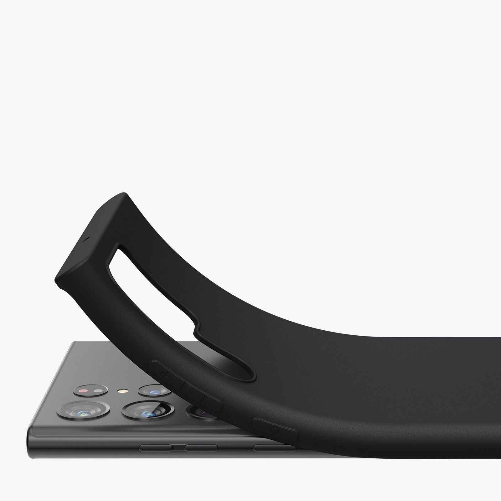Silicon Skal för Samsung Galaxy S26 Ultra - TPU Mjuk - Svart