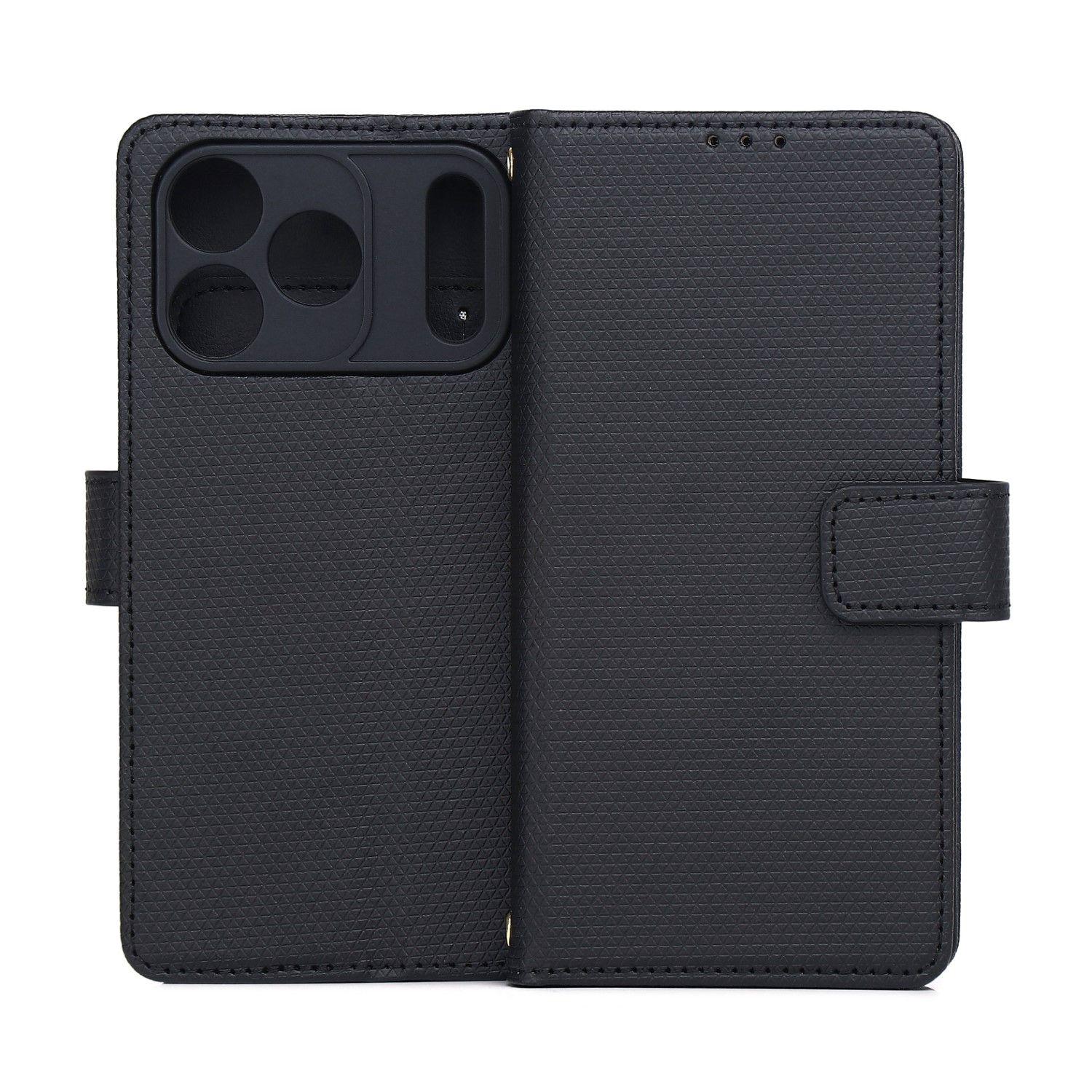 Smart Triangle iPhone 18 Pro Max / iPhone 17 Pro Max Plånboksfodral – Svart
