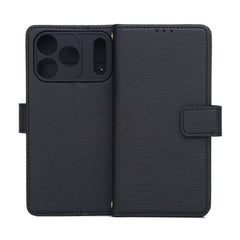 Smart Triangle iPhone 18 Pro / iPhone 17 Pro Plånboksfodral – Svart
