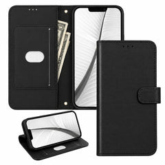 Smart Triangle iPhone 18 Pro / iPhone 17 Pro Plånboksfodral – Svart
