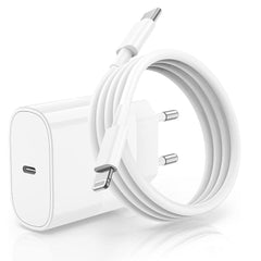 Snabbladdare USB-C för iPhone 11/12/13/14 med Lightning Kabel