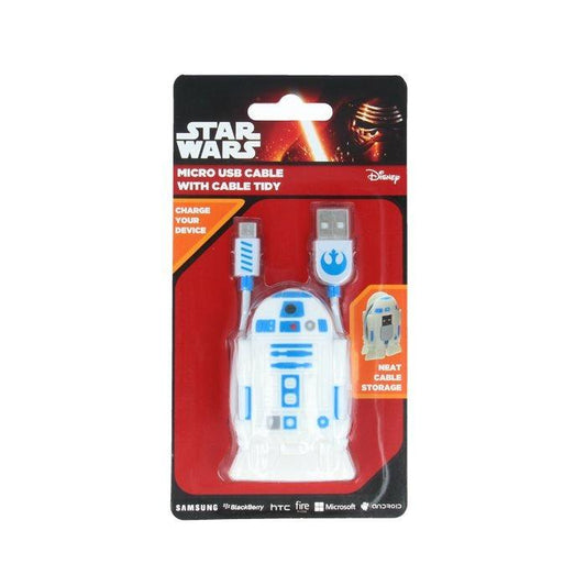 Star Wars R2D2 Micro USB kabel för Samsung & Andra Smartphones