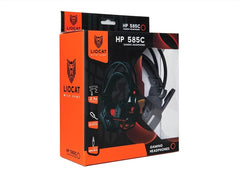 Spelhörlurar Liocat 40mm 585C Gaming Headset med 2,10m kabel