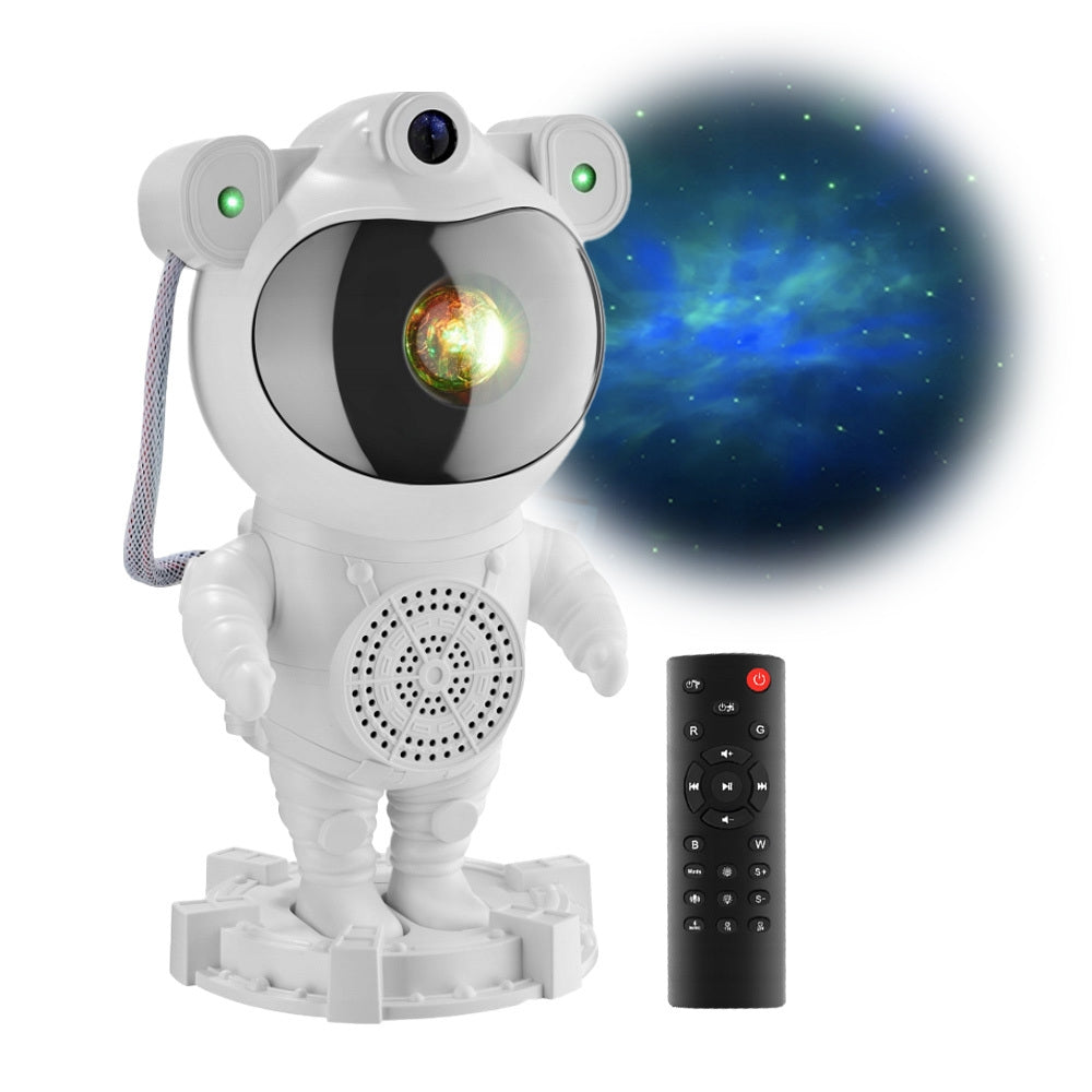 Stjärn-/galaxprojektor Astronaut RGB med Bluetooth-högtalare & Fjärrkontroll