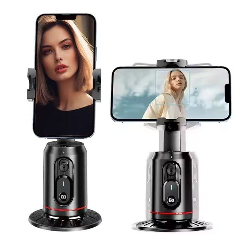 T-PHOX iCircle Tripod Face Tracking AI 360° automatisk rotation mobilhållare för video & selfie