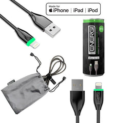 Tech Energi Apple Lightning Laddning Och Sync USB-Kabel - 120cm