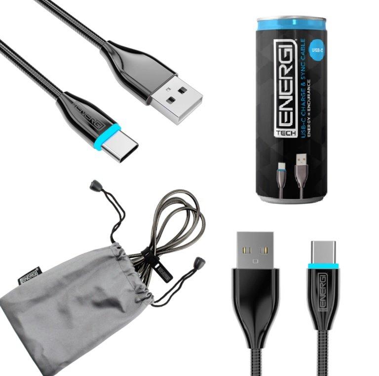 TechEnergi USB-C Laddning och Sync USB Cable - 1.2m