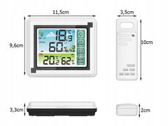 Trådlös väderstation, hygrometer, termometersond