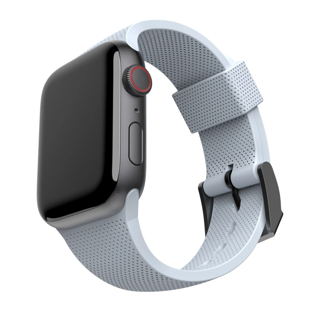 UAG Aurora Armband för Apple Watch 45/44/42mm – Silikon Soft Blue