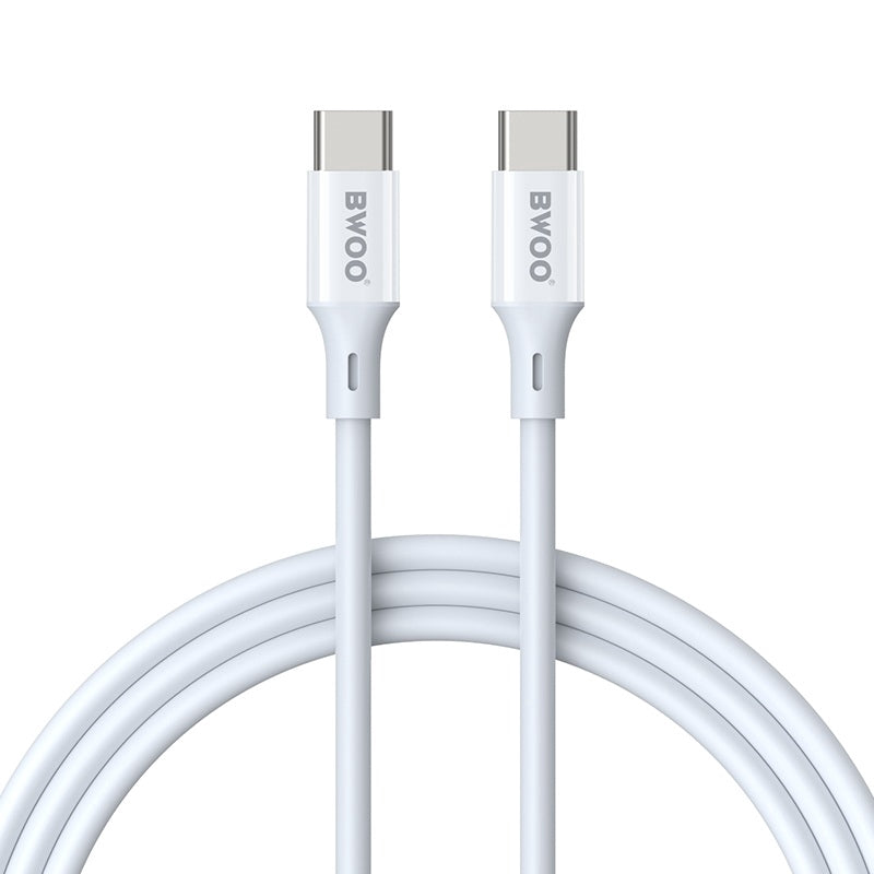USB-C Laddkabel 1m 60W – Snabb Data & Laddning för iPhone, Samsung, iPad & Android