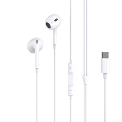 USB-C / TYP-C Kontakt In-Ear Hörlurar med Mikrofon Samsung /Android