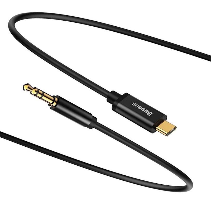 USB-C till 3,5 mm AUX-ljudkabel Universal Baseus Yiven M01 -1.2m