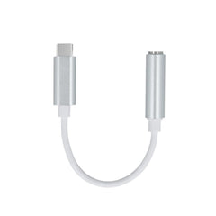 USB-C till 3.5mm Audio Adapter Samsung/Andriod Mobiler - Vit